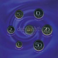 2007. 1Ft-100Ft (7xklf) forgalmi sor dísztokban + 2007. 50Ft Cu-Ni "50 éves a Római Szerződés&q...