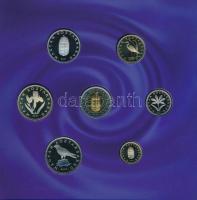 2007. 1Ft-100Ft (7xklf) forgalmi sor dísztokban + 2007. 50Ft Cu-Ni "50 éves a Római Szerződés&q...