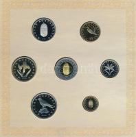 2008. 1Ft-100Ft 7klf db + Mátyás denár Ag fantáziaverete "Reneszánsz emlékév" dísztokos fo...