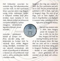 2011. 5Ft-200Ft 6klf darabos forgalmi érme sor + 3000Ft Ag "Az Európai Unió Tanácsának magyar e...