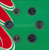 2011. 5Ft-200Ft 6klf darabos forgalmi érme sor + 3000Ft Ag "Az Európai Unió Tanácsának magyar e...