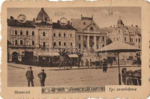 Újvidék, Novi Sad; Ferenc József tér, Grand Hotel Mayer / square, hotel (EK)