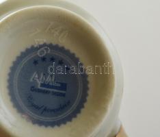 AML mokkás készlet, matricás, jelzett, kis kopással, saját dobozában