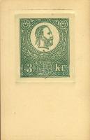 1921 50th anniversary of the Hungarian stamp 577. of 1000 numbered PC (EB)