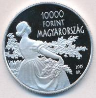 2015. 10.000Ft Ag "Csók István 1865-1961" (24g/0.925) T:PP