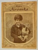 1924 Képes Krónika, 1924. november 23., VI. évf., 47. szám, kissé szakadozott borítóval, a címoldalon Habsburg Ottó, a hátoldalon a számüzött királyi család.