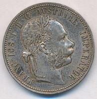 Ausztria 1884. 1Fl Ag &quot;Ferenc József&quot; T:1-,2 Austria 1884. 1 Florin Ag &quot;Franz Joseph&quot; C:AU,XF Krause KM#2222