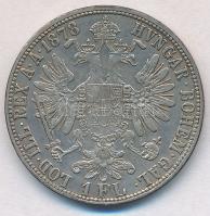 Ausztria 1878. 1Fl Ag "Ferenc József" T:2- Austria 1878. 1 Florin Ag "Franz Joseph&qu...