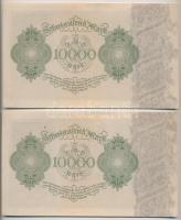 Németország / Weimari Köztársaság 1922. 10.000M (5x) sorszámkövetők T:I,I-
Germany / Weimar Republi...