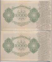 Németország / Weimari Köztársaság 1922. 10.000M (5x) sorszámkövetők T:I,I-
Germany / Weimar Republi...