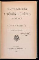 Salamon Ferenc: Magyarország a török hódítás korában. Bp., 1886, Franklin-társulat. Második, javítot...