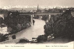 Bern, Die Eisenbahnbrücke / railway bridge