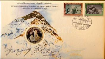 5db dekoratív érmés boríték műanyag tokban, tanúsítvánnyal, Ag (ezüst) érmékkel, egész világ T:PP + ...