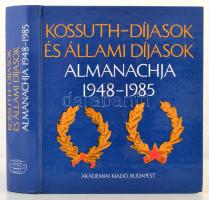 Kossuth-díjasok és Állami Díjasok almanachja 1948-1985. Szerk.: Darvas Pálné, Klement Tamás, Terjék József. Bp., 1988, Akadémiai. Kiadói kartonált papírkötésben. Jó állapotban.