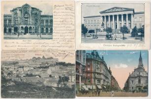 Budapest - 11 db RÉGI városképes lap / 11 pre-1945 townview postcards