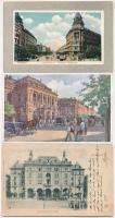 Budapest - 9 db RÉGI városképes lap / 9 pre-1945 townview postcards
