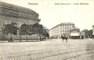 Budapest V. Deák Ferenc tér, Lichtscheindl Éttermei, Reinisch Testvérek üzlete, Komlós Vilmos üzlete (fa)