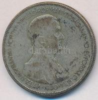 1930. 5P Ag Horthy jobbra T:3 patina  Adamo P8