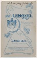 1909 Szabadka, Katonák műtermi csoportképe, 'Jubileumi kereszt' kitüntetéssel, Lengyel Géz...
