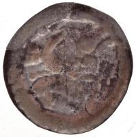 1180-1240. Bracteata Ag "III. Béla - IV. Béla" (0,26g) T:2 enyhén hajlott  
Hungary 1180-...