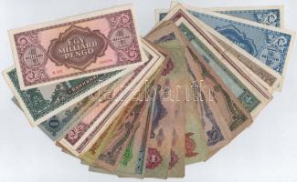 30db-os vegyes magyar pengő bankjegy tétel T:III,III-