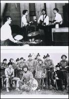 cca 1965 Beatles együttes, Fekete György (1904-1990) budapesti fényképész hagyatékában fellelt 3 db repró negatív mai nagyítása, 13x18 cm