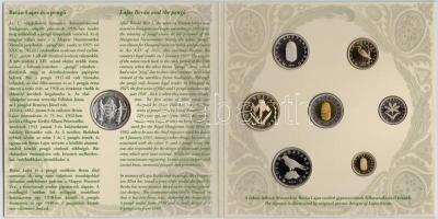 2007. 1Ft-100Ft 8klf db, szettben, benne "Berán Lajos és a pengő" Ag emlékérem (10g/0.999/...