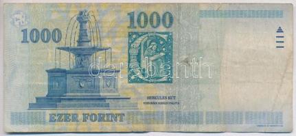 2000. 1000Ft "DC" "Millenium" T:III,III-