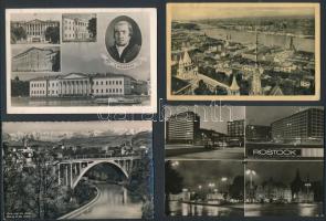 60 db VEGYES képeslap, magyar és külföldi városképes lapok, motívumlapok, vegyes minőség / 60 db MIX...