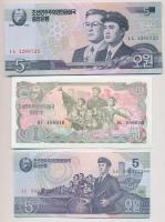 Észak-Korea 1978. 1W + 10W + 1992. 100W + 1998. 5W + 2002. 5W + 10W T:I,I-,II
North Korea 1978. 1 W...