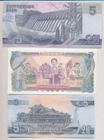 Észak-Korea 1978. 1W + 10W + 1992. 100W + 1998. 5W + 2002. 5W + 10W T:I,I-,II
North Korea 1978. 1 W...