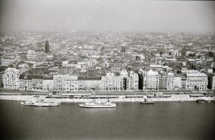 1966 Budapesti panoráma felvételek, 6 db vintage negatív Kotnyek Antal (1921-1990) fotóriporter hagyatékából, 6x9 cm