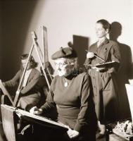 cca 1960 Budapest, Dési Huber István Képzőművészeti Kör, 9 db vintage negatív Kotnyek Antal (1921-1990) fotóriporter hagyatékából, 6x6 cm