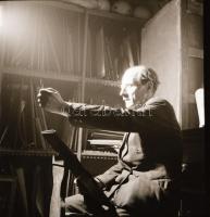 cca 1960 Budapest, Dési Huber István Képzőművészeti Kör, 9 db vintage negatív Kotnyek Antal (1921-19...