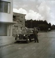 cca 1930 Különféle automobilokat ábrázoló negatívok tétele, 6 db szabadon felhasználható vintage neg...