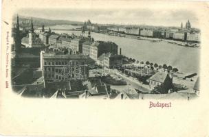 Budapest I. Tabán, épülő Döbrentei tér, látkép, távolban a Lánchíd (EK)