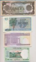10db-os vegyes szép tartású külfödi bankjegy tétel, közte Afganisztán, Burma, India, Irán, Ukrajna T...