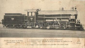 Henschel & Sohn Heissdampf-Güterzug-Lokomotive der Orientalischen Eisenbahnen Nr. 201. / locomotive of the Oriental railways (vágott / cut)