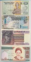 10db-os vegyes szép tartású külfödi bankjegy tétel, közte Bhután, Burma, Egyiptom, Irán T:I,I-,II,III 10pcs of various banknotes in nice condition, including Bhutan, Burma, Egypt, Iran C:UNC,AU,XF,F