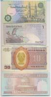 10db-os vegyes szép tartású külfödi bankjegy tétel, közte Bhután, Burma, Egyiptom, Irán  T:I,I-,II,I...