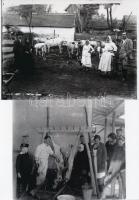 cca 1935 Bács-Kiskun megyében készült fotók tétele, Lőcsei Árpád (?-?) kecskeméti vándorfényképész h...