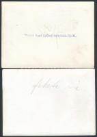 cca 1950 Portrék, csoportképek, eseményfotók vegyesen, 13 db vintage fotó Tiszavölgyi József fotórip...