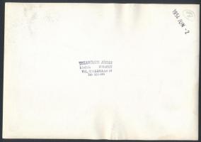 cca 1950 Portrék, csoportképek, eseményfotók vegyesen, 13 db vintage fotó Tiszavölgyi József fotórip...