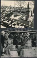 cca 1960 Budapesti városképek, eseményfotók, 13 db fotó, ebből tizenegy vintage kép, kettő pedig vin...