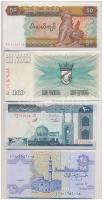 10db-os vegyes szép tartású külfödi bankjegy tétel, közte Afganisztán, Egyiptom, Irán, Mianmar  T:I,I-,II 10pcs of various banknotes in nice condition, including Afghanistan, Egypt, Iran, Myanmar C:UNC,AU,XF