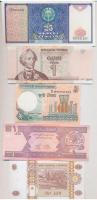 10db-os vegyes szép tartású külfödi bankjegy tétel, közte Afganisztán, Egyiptom, Irán, Mianmar   T:I...