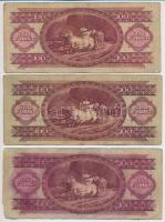 1949. 100Ft (3x) T:III,III-