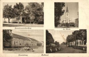 Bulkeszi, Maglic; Vegyeskereskedés, Evangélikus templom, Közösségi ház / shop, Lutheran church, community house