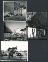 cca 1980 Kecskeméti épületek, utcák, életképek, 13 db vintage fotó Vincze János (1922-1998) kecskemé...