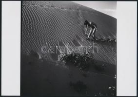 cca 1973 Felfedező úton, 3 db szolidan erotikus fénykép, korabeli negatívokról készült mai nagyításo...